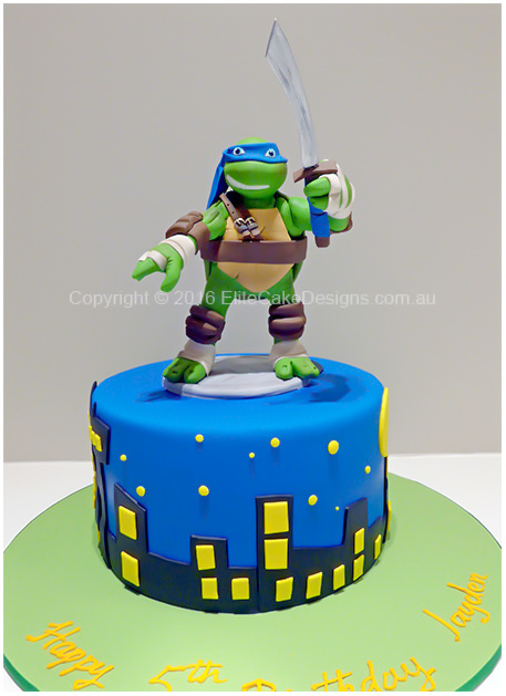 Ninja Turtles Birthday cake for boys